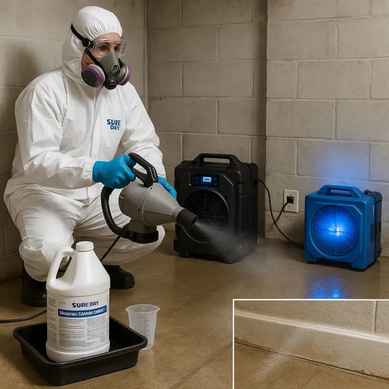 Sanitization and Odor Removal process in Knob Noster, MO